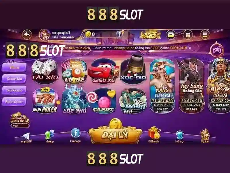 Giao diện thanh toán trên 888slot